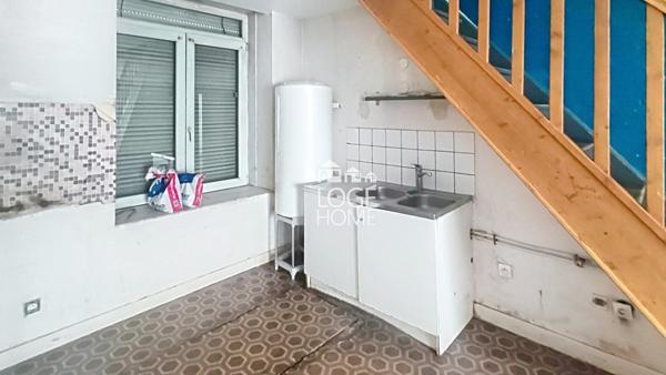 Roubaix fresnoy - large 1930 avec 4chs+mezzanine et terrasse.