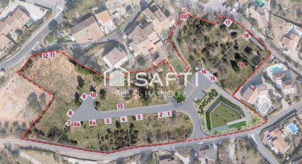 VAILHAUQUÈS — TERRAIN D’EXCEPTION DE 600 M² LIBRE CONSTRUCTEUR