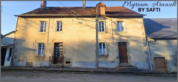 Maison d'habitation, grange, dépendances et atelier de 420 m², puits, cave