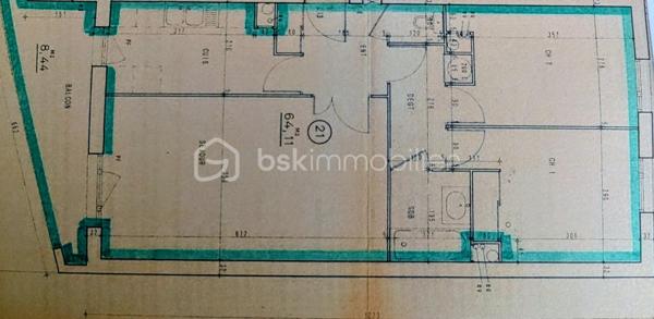 Appartement de 64 m²