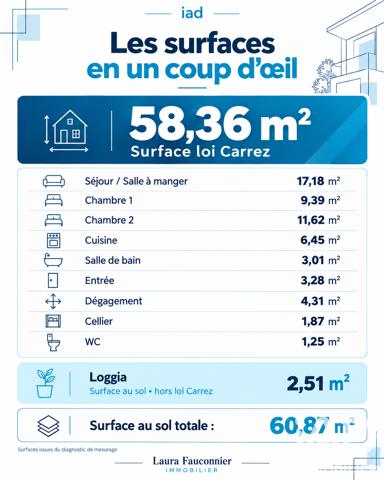 Appartement à vendre 3 pièces 58,36 m² Villeparisis
