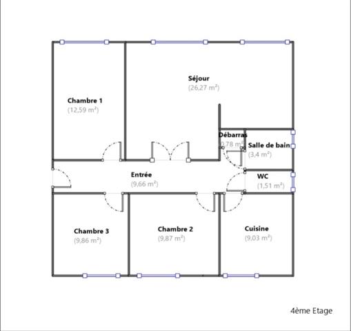 Appartement à vendre 5 pièces CHATILLON (92)