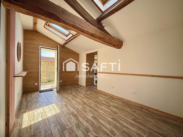 Maison en pierre - 105m2 - 2 chambres et 1 bureau