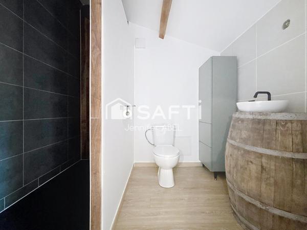 Maison en pierre - 105m2 - 2 chambres et 1 bureau