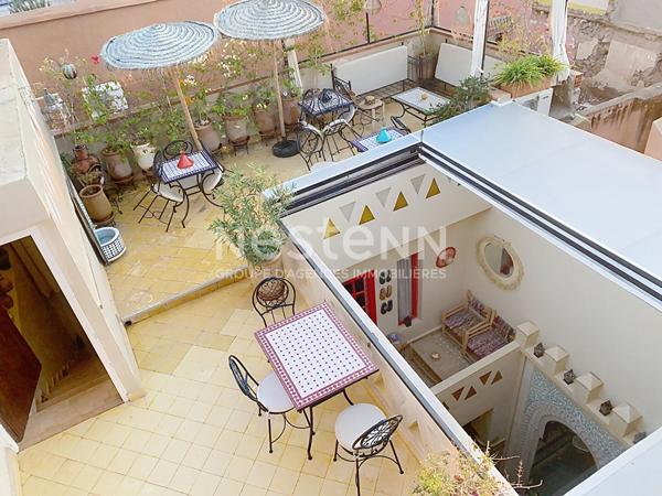 À Vendre - Superbe Riad Titré de 5 chambres - Quartier Prestigieux de Sidi Mimoune, Marrakech