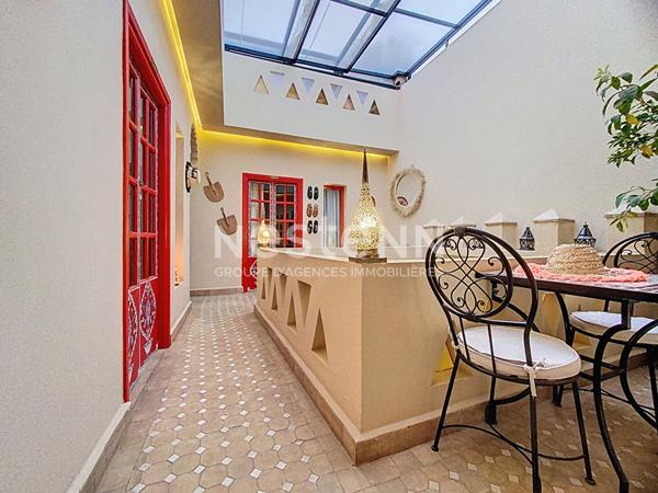 À Vendre - Superbe Riad Titré de 5 chambres - Quartier Prestigieux de Sidi Mimoune, Marrakech