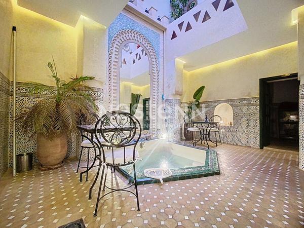 À Vendre - Superbe Riad Titré de 5 chambres - Quartier Prestigieux de Sidi Mimoune, Marrakech
