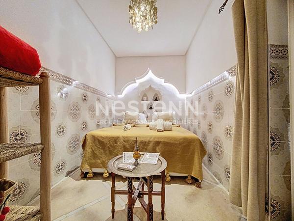 À Vendre - Superbe Riad Titré de 5 chambres - Quartier Prestigieux de Sidi Mimoune, Marrakech