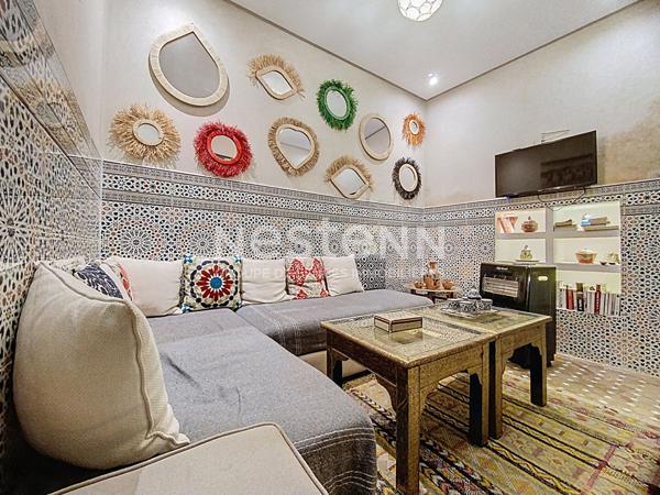 À Vendre - Superbe Riad Titré de 5 chambres - Quartier Prestigieux de Sidi Mimoune, Marrakech