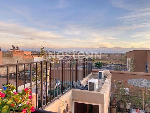 À Vendre - Superbe Riad Titré de 5 chambres - Quartier Prestigieux de Sidi Mimoune, Marrakech