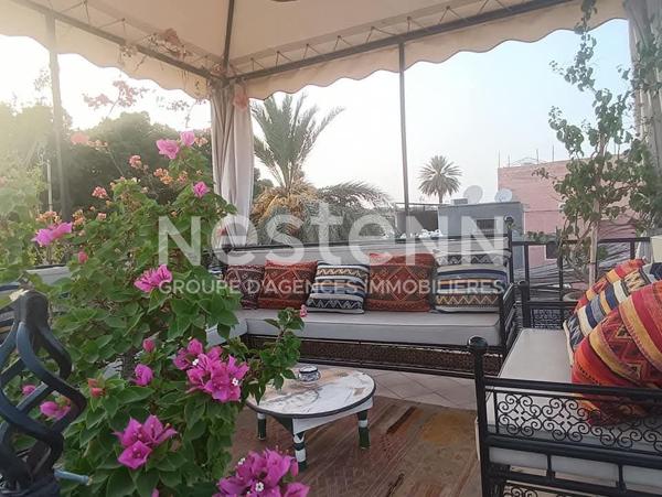 À Vendre - Superbe Riad Titré de 5 chambres - Quartier Prestigieux de Sidi Mimoune, Marrakech