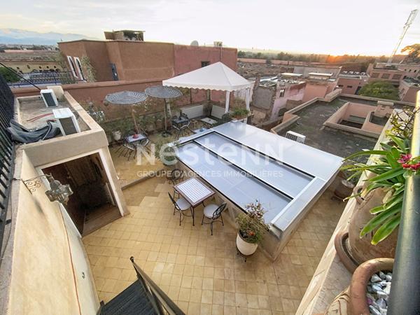 À Vendre - Superbe Riad Titré de 5 chambres - Quartier Prestigieux de Sidi Mimoune, Marrakech