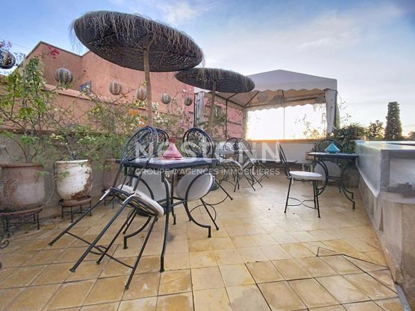 À Vendre - Superbe Riad Titré de 5 chambres - Quartier Prestigieux de Sidi Mimoune, Marrakech