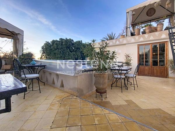 À Vendre - Superbe Riad Titré de 5 chambres - Quartier Prestigieux de Sidi Mimoune, Marrakech