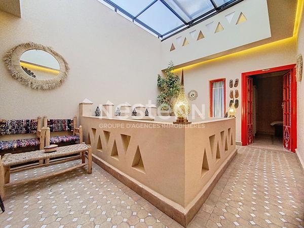 À Vendre - Superbe Riad Titré de 5 chambres - Quartier Prestigieux de Sidi Mimoune, Marrakech