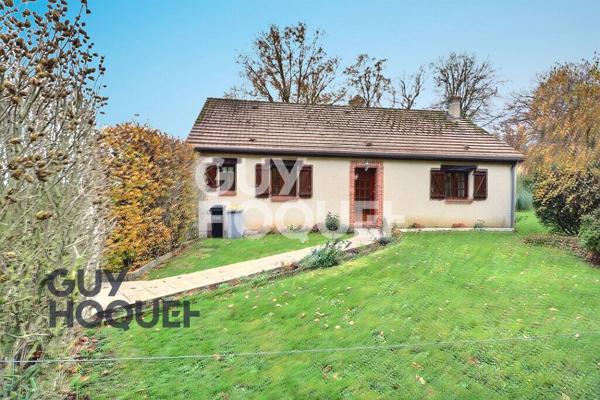 Maison de plain-pied avec grand terrain