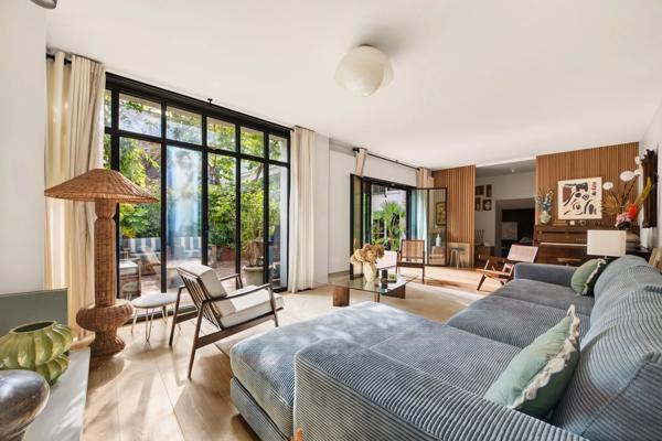 Paris 18 - Superbe maison avec jardin dans co-propriété haut-de-gamme