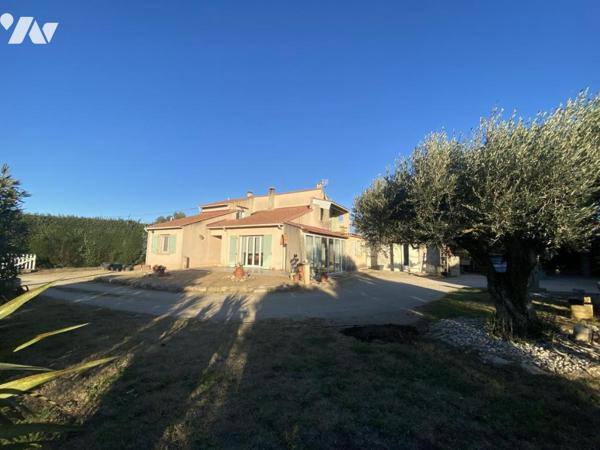 Beaucaire – Maison de campagne de 145 m² sur grand terrain arboré de 4 616 m²