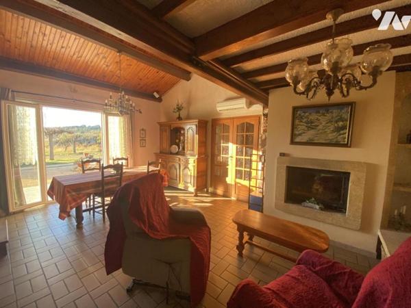 Beaucaire – Maison de campagne de 145 m² sur grand terrain arboré de 4 616 m²