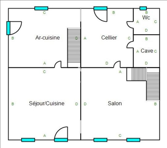 Maison à Bressuire, 79300 - 10 pièces 162m²