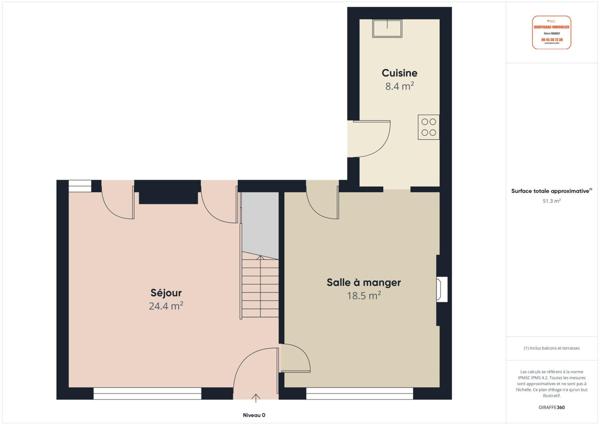 MAISON DE VILLAGE ENTIEREMENT RESTAURE AVEC COUR