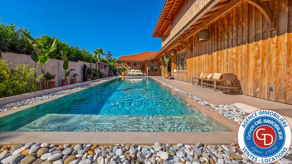 Mios (33380) Villa d'exception avec 4 chambres et piscine