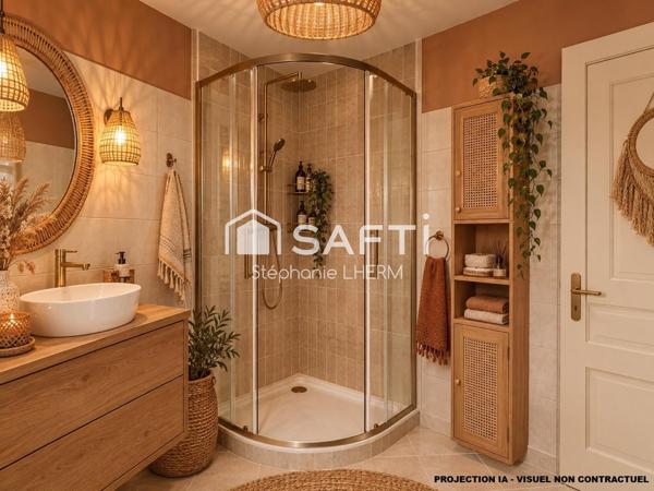Appartement de caractère de type 3 aux multiples prestations