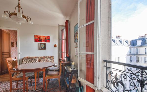 Appartement à vendre    2 pièces • 34,12 m2 Paris 16