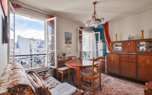 Appartement à vendre    2 pièces • 34,12 m2 Paris 16