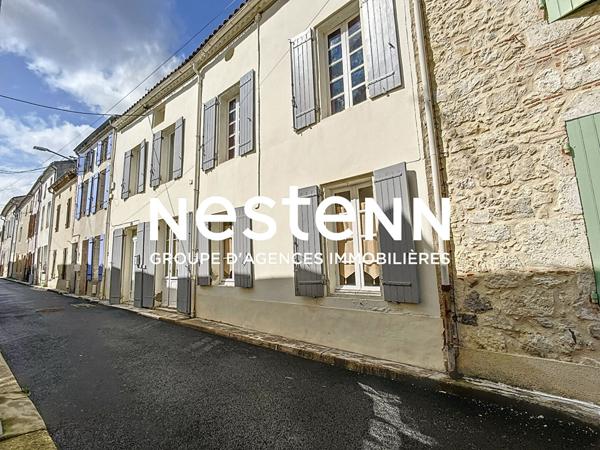 A vendre Maison au centre de Lavardac 106.56m² avec dépendances pour créer ou agrandir