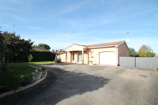 Maison à vendre 4 pièces SAMAZAN (47) 90m², 3 chambres, garage, piscine, terrain 912m²