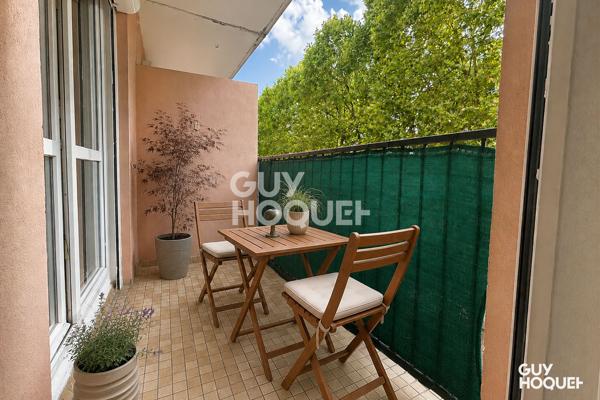 À VENDRE 3 PIÈCES DE 63m²  BALCON + PARKING