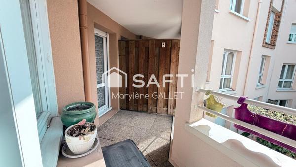 Centre ville, T2, balcon, exposition S/O, parking
