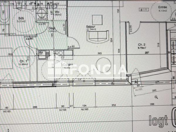 À vendre Appartement 3 pièces 68 m² - Amiens 80000