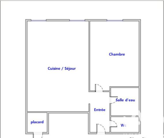 Appartement à vendre 2 pièces 41 m² Compiègne