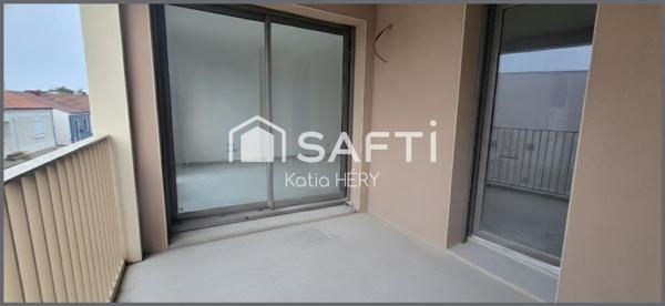 T3 en R+1 avec BALCON + 2 PARKINGS