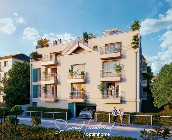Bel appartement T2 43m² avec balcon et parking en rez-de-jardin à Trouville-sur-Mer (14360)