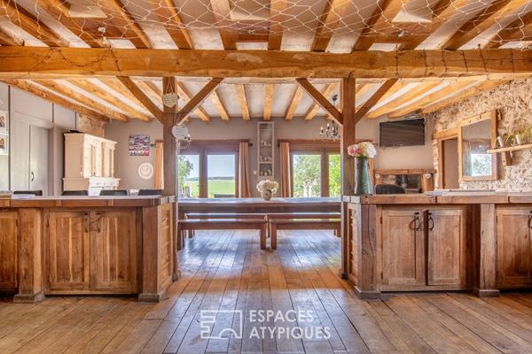 Grande propriété campagnarde avec piscine et vue panoramique