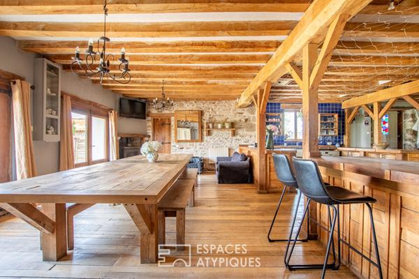 Grande propriété campagnarde avec piscine et vue panoramique