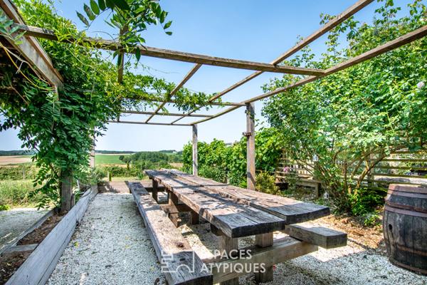 Grande propriété campagnarde avec piscine et vue panoramique