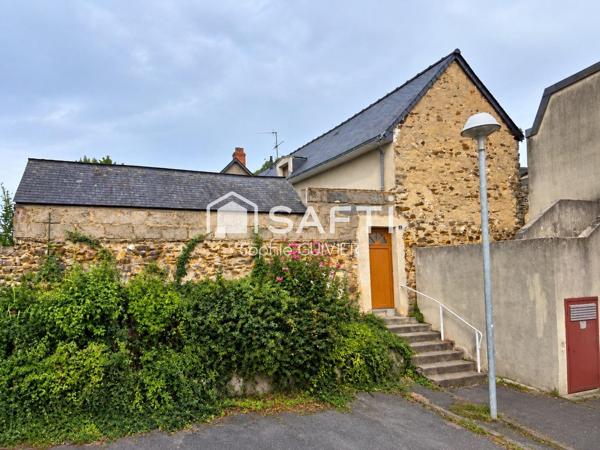 Maison 85 m² avec  2 Chambres et jardin sans vis-à-vis au centre de Château Gontier