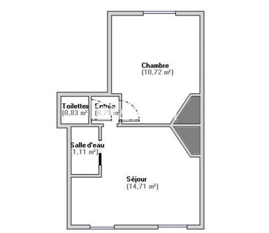 Appartement à rafraîchir quartier Champeval