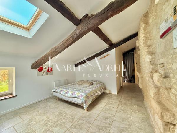 Maison en pierre 5 chambres, garages, dépendances et piscine