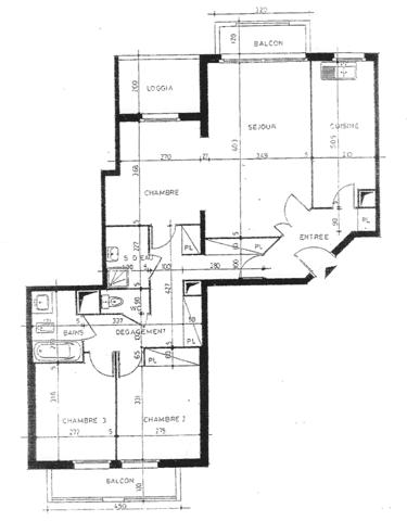 Appartement à vendre 4 pièces 88 m² Châtillon