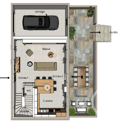 Maison à vendre  4 pièces - 106,90 m2 ST FLORENT - 202