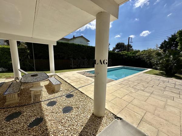 Royan (17200) Royan plage du Pigeonnier Villa Basque 220m2 piscine garage au prix de 1.365.000€ HAI