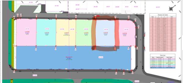 Terrain Annezin 374 m² - Sud-Est