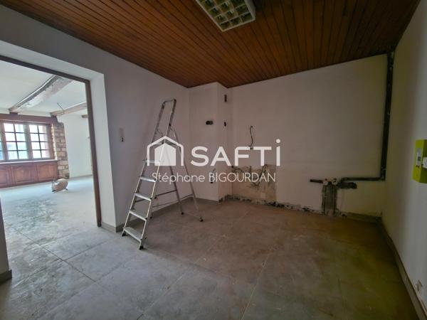 Immeuble avec 2 T1 et 1 T2, à rénover.