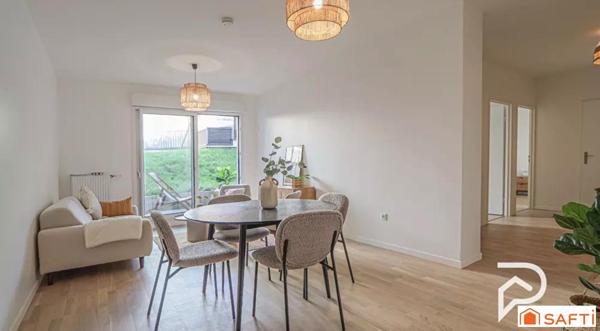 PROCHE METRO LIGNE 14 - LUMINEUX - TERRASSE ET JARDIN