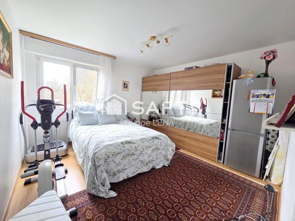 Grand F3, résidence bien tenue, loué à retraités